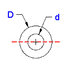 Section Area Moment of Inertia Properties Round Tube At Center