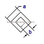 Section Properties Rotated Square Tube