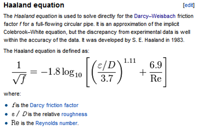 Harland Equation