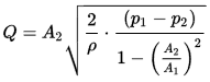 Mass flow rate derivation