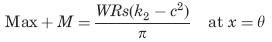 Supplemental formulas (not included in calculator) 