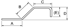 Ladle Shape Formed Center Line Length Equation and Calculator