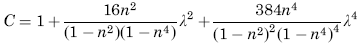 Moment area equation
