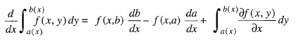 Differentiation of Integral