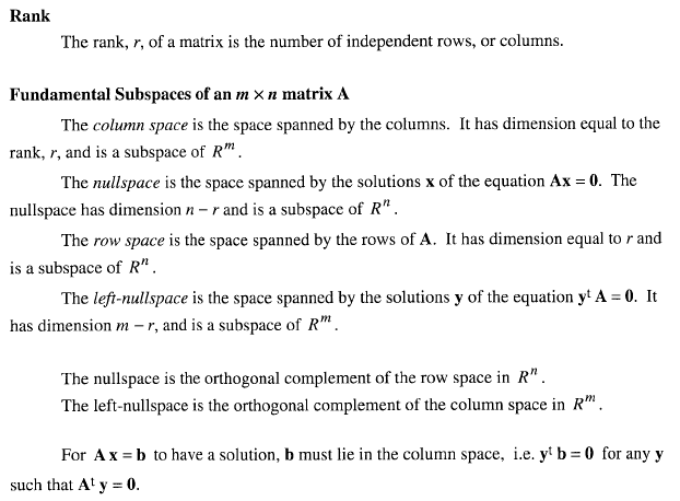 Matrices and Misc. Related to IB Linear Algebra #1