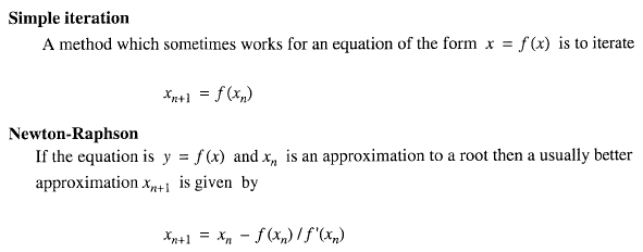 Numerical Analysis Finding Roots of Equations